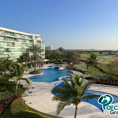 Karibana Beach Club, Cerca Al Mar Y Club De Golf Apartamento Cartagena