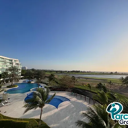 Karibana Beach Club, Cerca Al Mar Y Club De Golf Apartamento Cartagena
