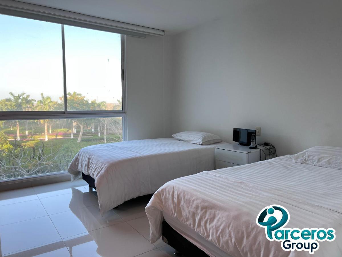 Karibana Beach Club, Cerca Al Mar Y Club De Golf Apartamento Cartagena